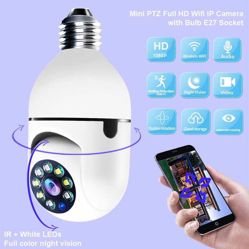 Kamerë Sigurie-360° Smart Home LED Light Bulb
