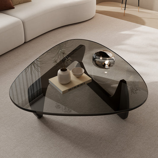 Tavoline me Xham dhe Strukturë Druri