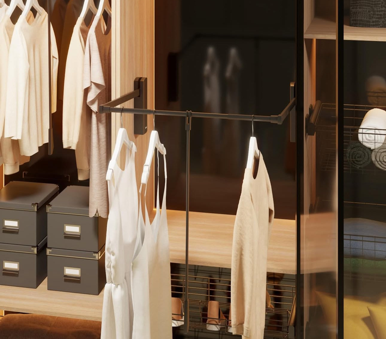 Mekanizëm varëse rrobash me cilësi të lartë italiane