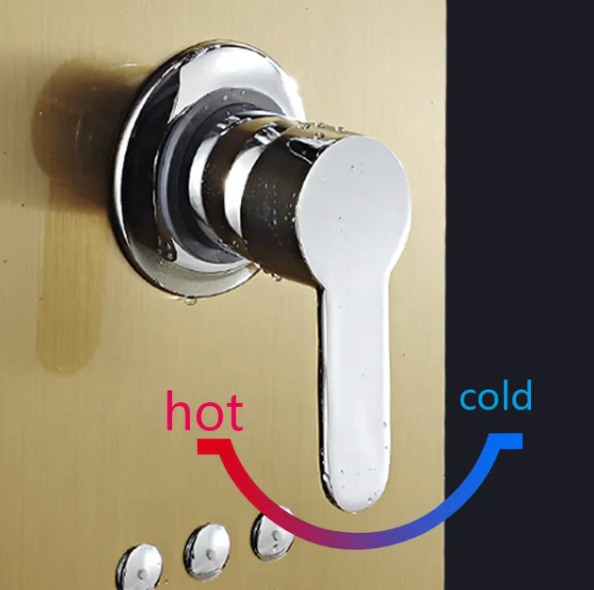 Panel Shower 5-in-1 Masazher-Gold