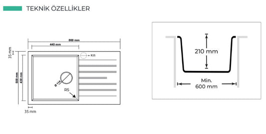 Lavaman Granite RealStone me pushimore