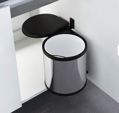 Shportë montuese e rrumbullakët për mbeturina