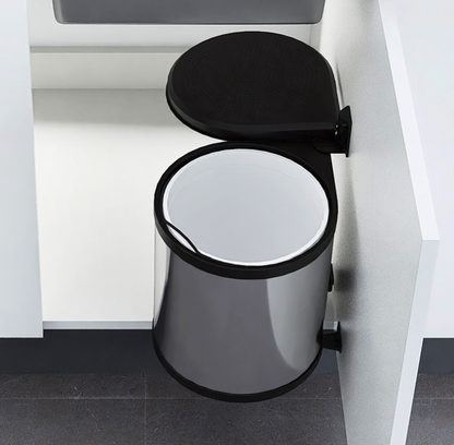 Shportë montuese e rrumbullakët për mbeturina