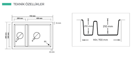 Lavamanë graniti Bergama