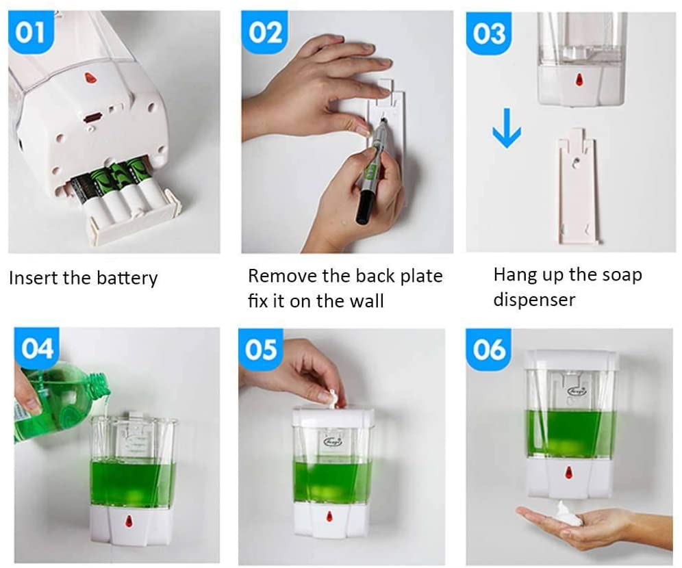 Dispenser Automatik për Shampo me Sensor