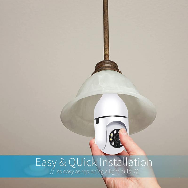 Kamerë Sigurie-360° Smart Home LED Light Bulb