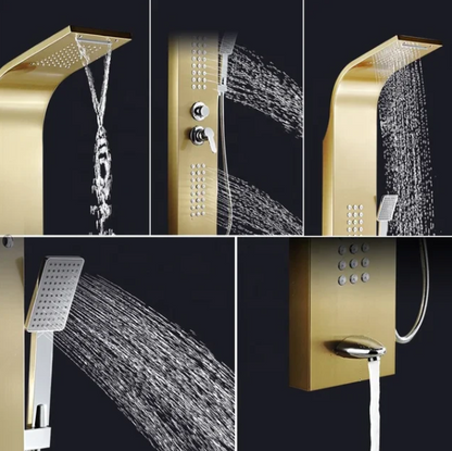 Panel Shower 5-in-1 Masazher-Gold