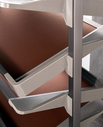 Mekanizëm Rrotullues Teleskopik për Raft Këpucësh – 360° Praktik dhe Elegant