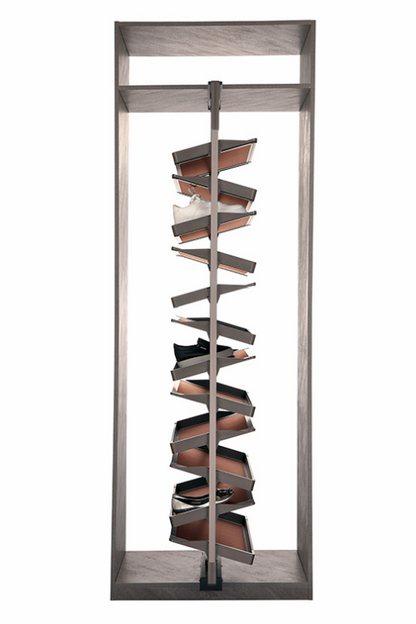 Mekanizëm Rrotullues Teleskopik për Raft Këpucësh – 360° Praktik dhe Elegant