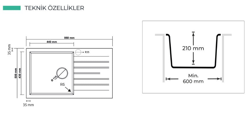 Lavaman Granite RealStone me pushimore