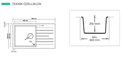 Lavaman Granite RealStone me pushimore