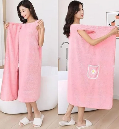 Peshqir për femra me kapje pas larjes