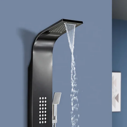 Panel Shower 5-in-1 me Masazher – Black