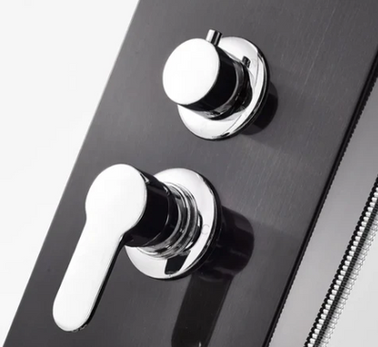 Panel Shower 5-in-1 me Masazher – Black