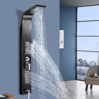 Panel Shower 5-in-1 me Masazher – Black