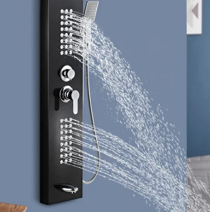 Panel Shower 5-in-1 me Masazher – Black