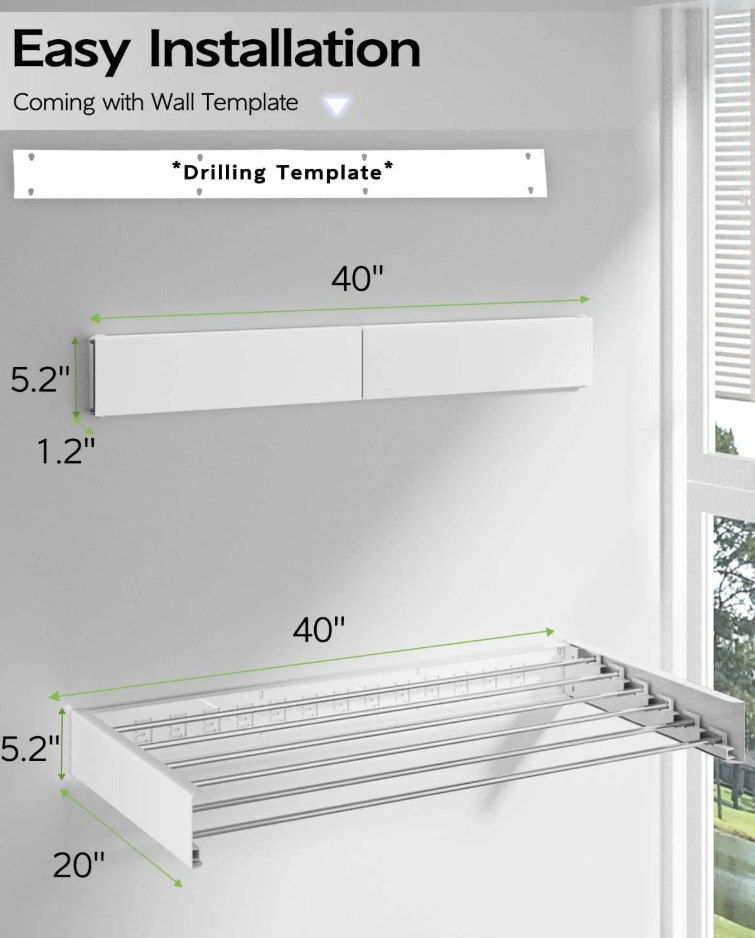 Varëse për rroba në mur
