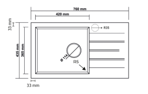 Lavaman Granite RealStone me pushimore