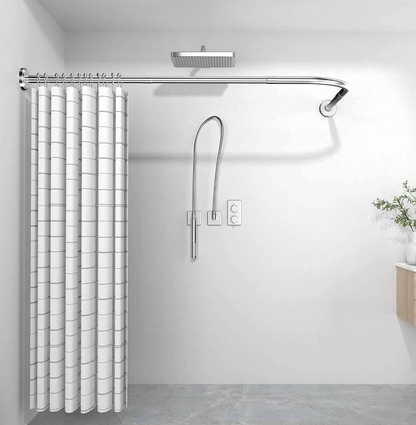 Varëse këndore për perde të banjos